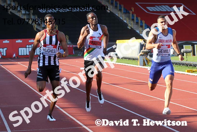 Mens 200 metres, 2019 Muller British Championships, Alexander Stadium, Birmingham. Photo: David T. Hewitson/Sports for All Pics